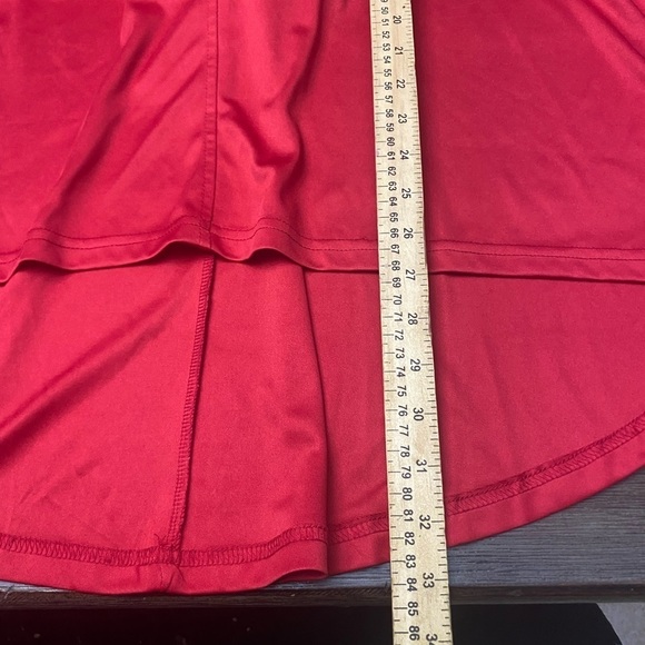 Miss Lili Women Tunic Top High Low Plus Size 1X with back Tie - Picture 6 of 8